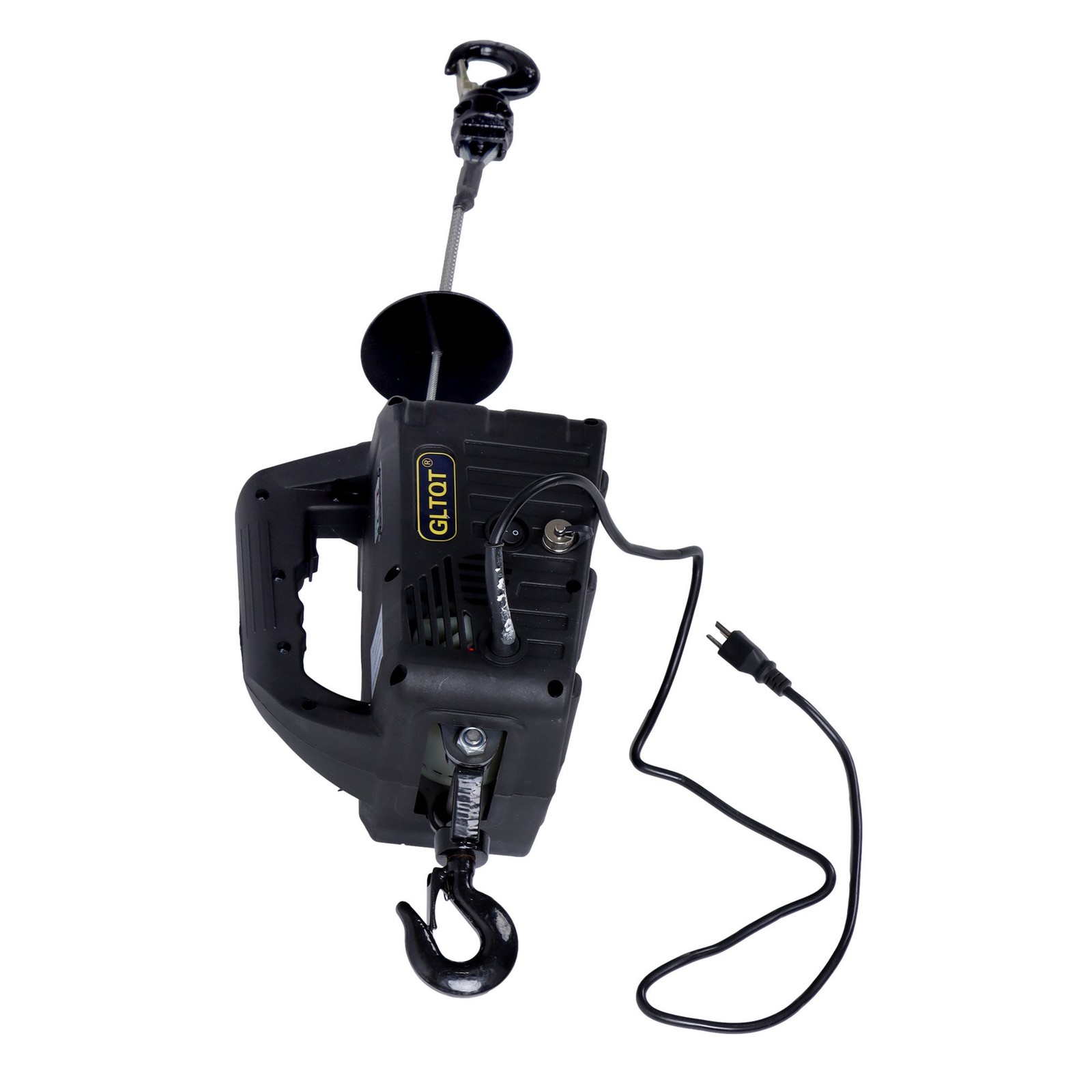 2-in-1 Electric Hoist Winch, 1100 lbs Lift Capacity, 1500W Portable Power Winch