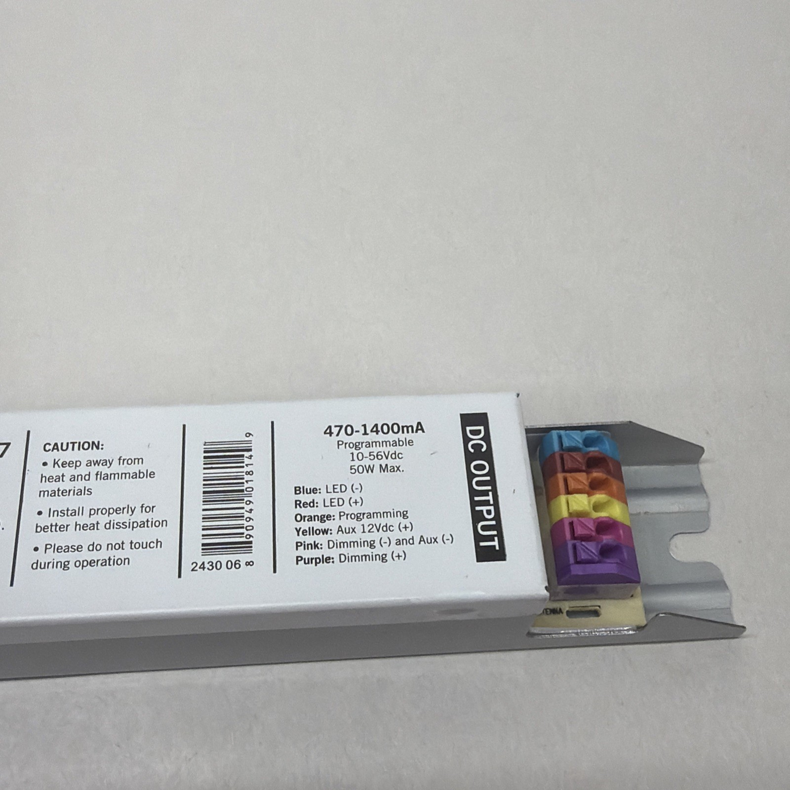 Keystone KTLD-50-UV-SC1400-56-VDIM-U7 LED Driver Dimmable Programmable NEW!