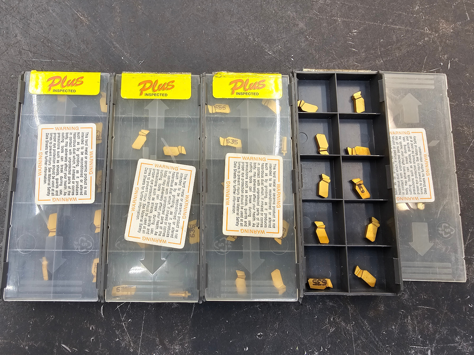Qty 10 Iscar GMP 1.20-0.00 6401599 IC635 Grade Carbide Grooving Inserts