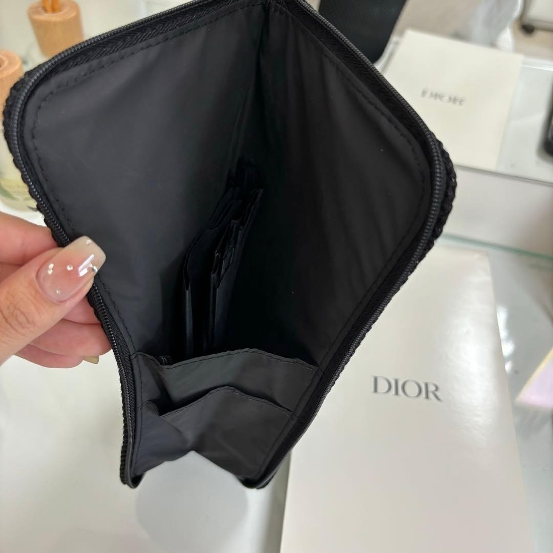 Christian Dior BLACK Pouch bag for Makeup Brush from JAPAN Give away Novelty