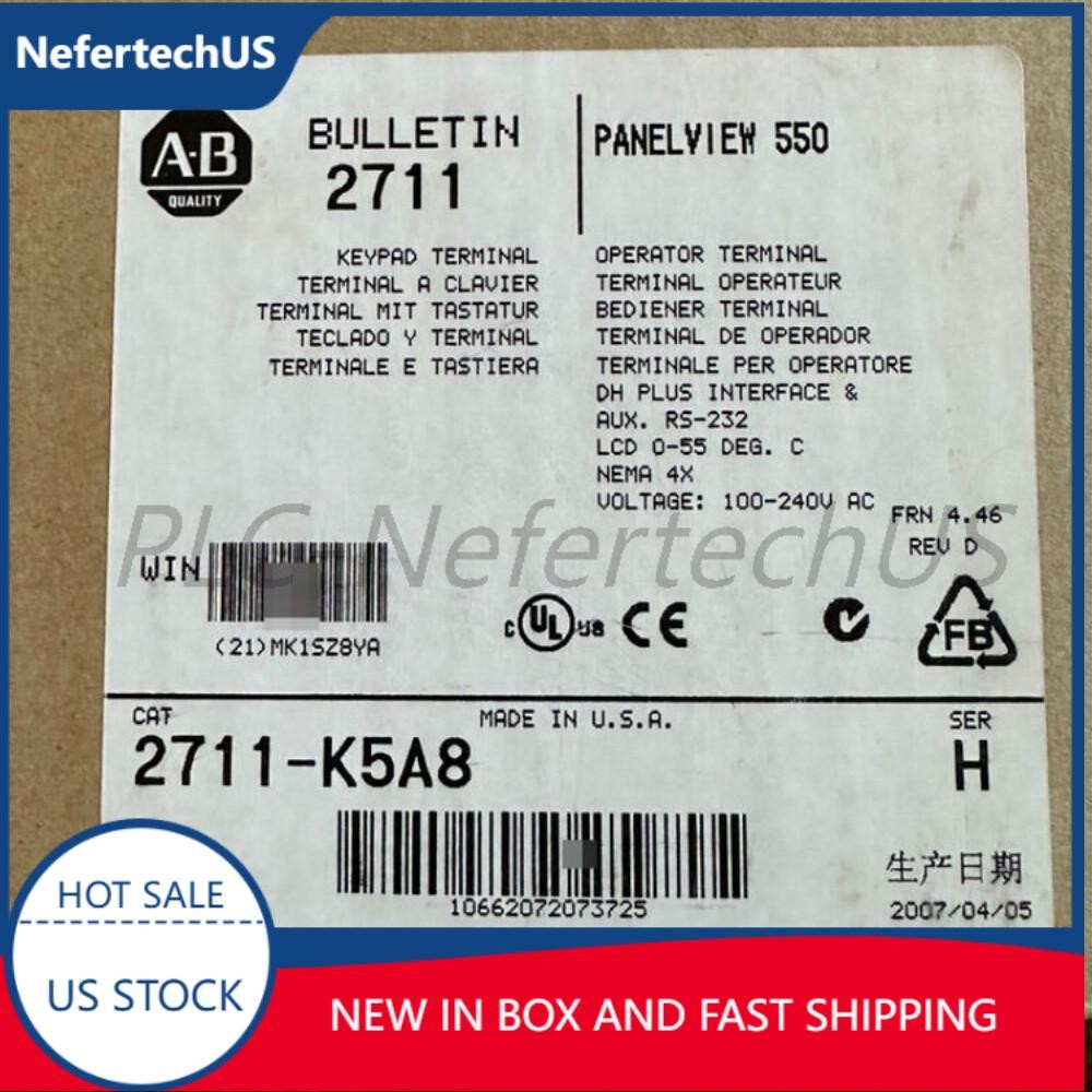 AB 2711-K5A8 PanelView Standard Terminal 2711-K5A8 AB US Free Tax