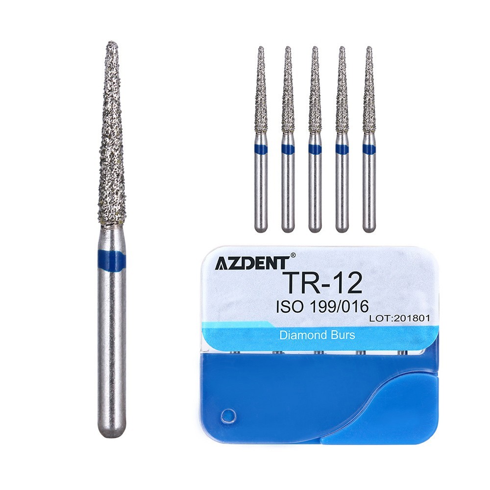 100pcs /20Boxes Dental Lab Diamond FG Burs for High Speed Handpiece AZDENT
