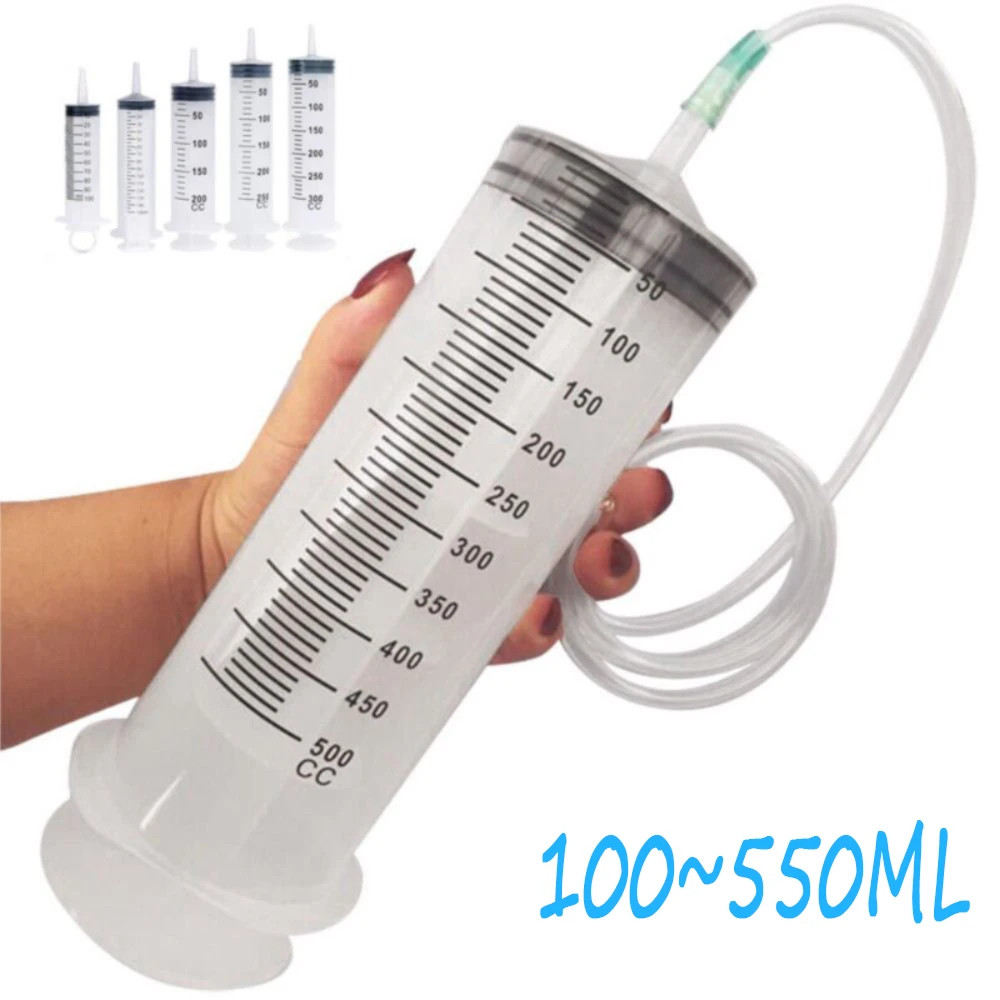 Multifunction 100Ml-550Ml Syringe Large Capacity with 100Cm Hose Pump Measuring