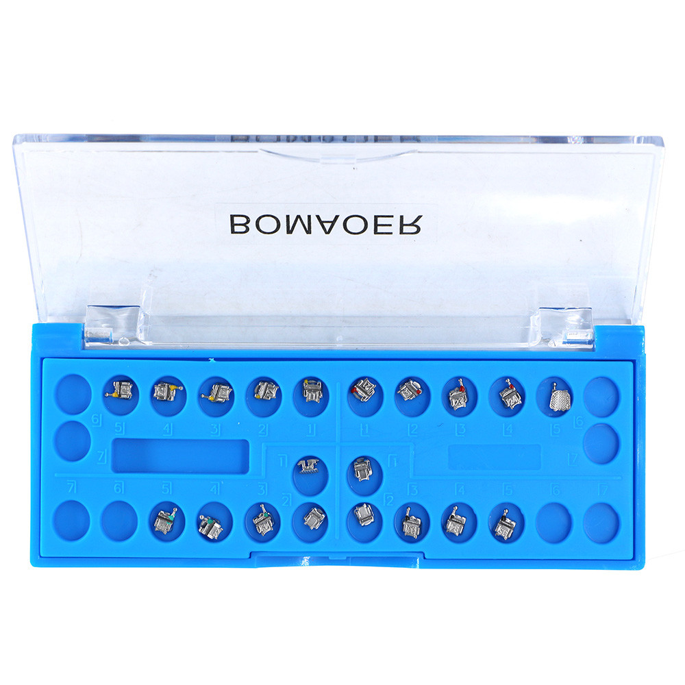 Dental orthodontic Self-ligating Brackets roth 022” 345Hooks With tool BOMAOER