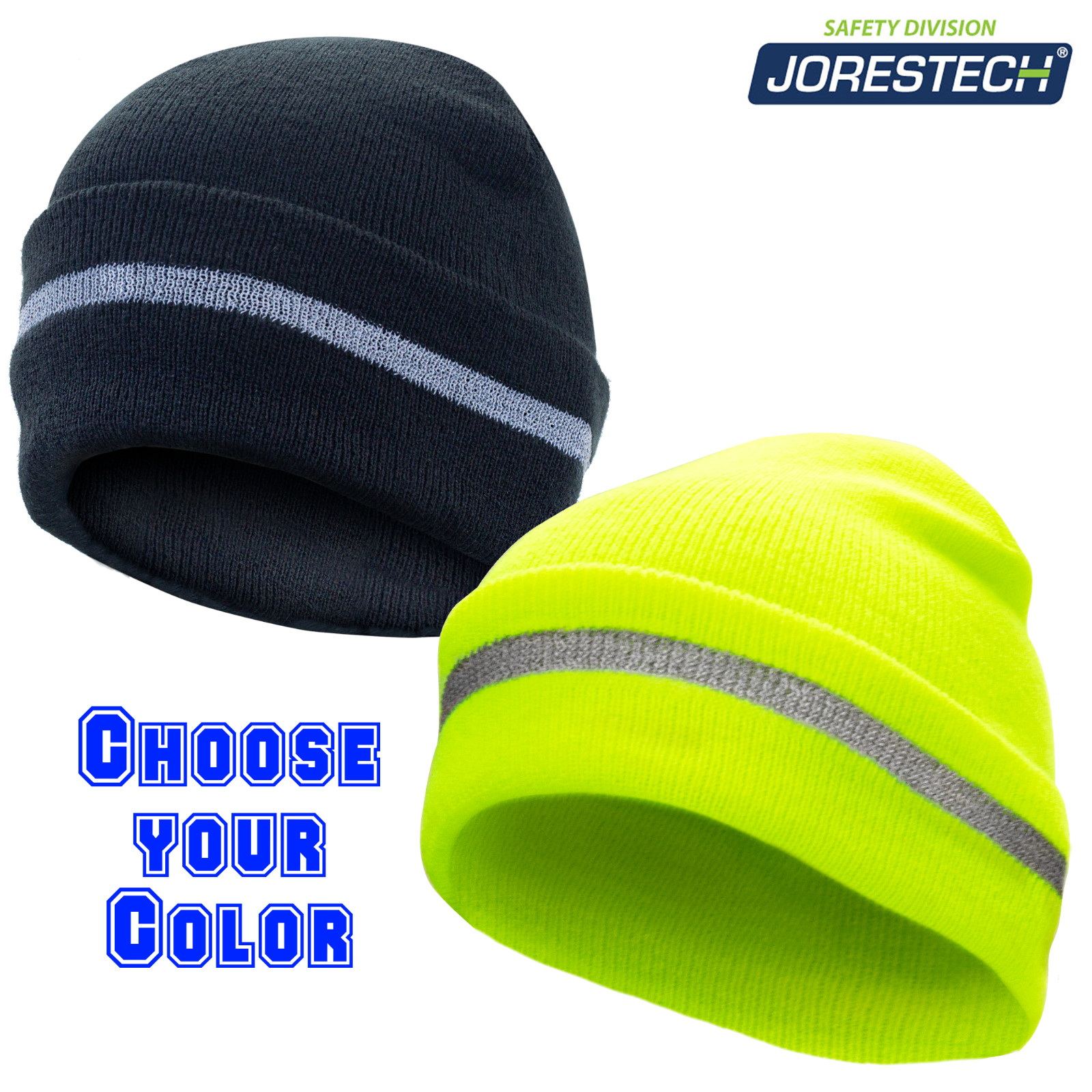 Safety Beanie Hat – Knitted with Reflective JORESTECH