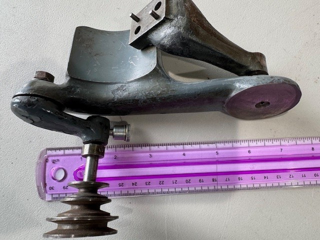 Pulley with Guard and Mounting Arm, Unknown Tool, Unbranded