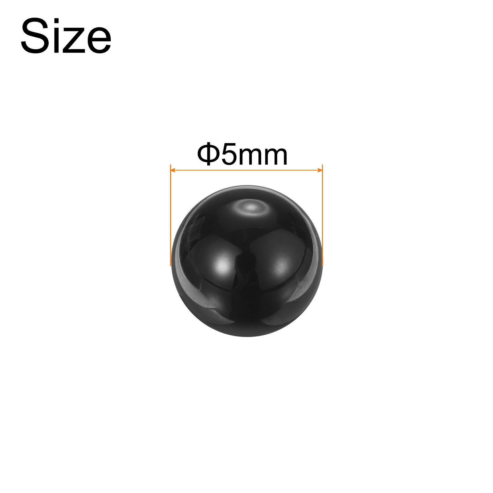 50pcs Ceramic Bearing Balls 5mm Si3N4 Silicon Nitride Ball G5 Precision