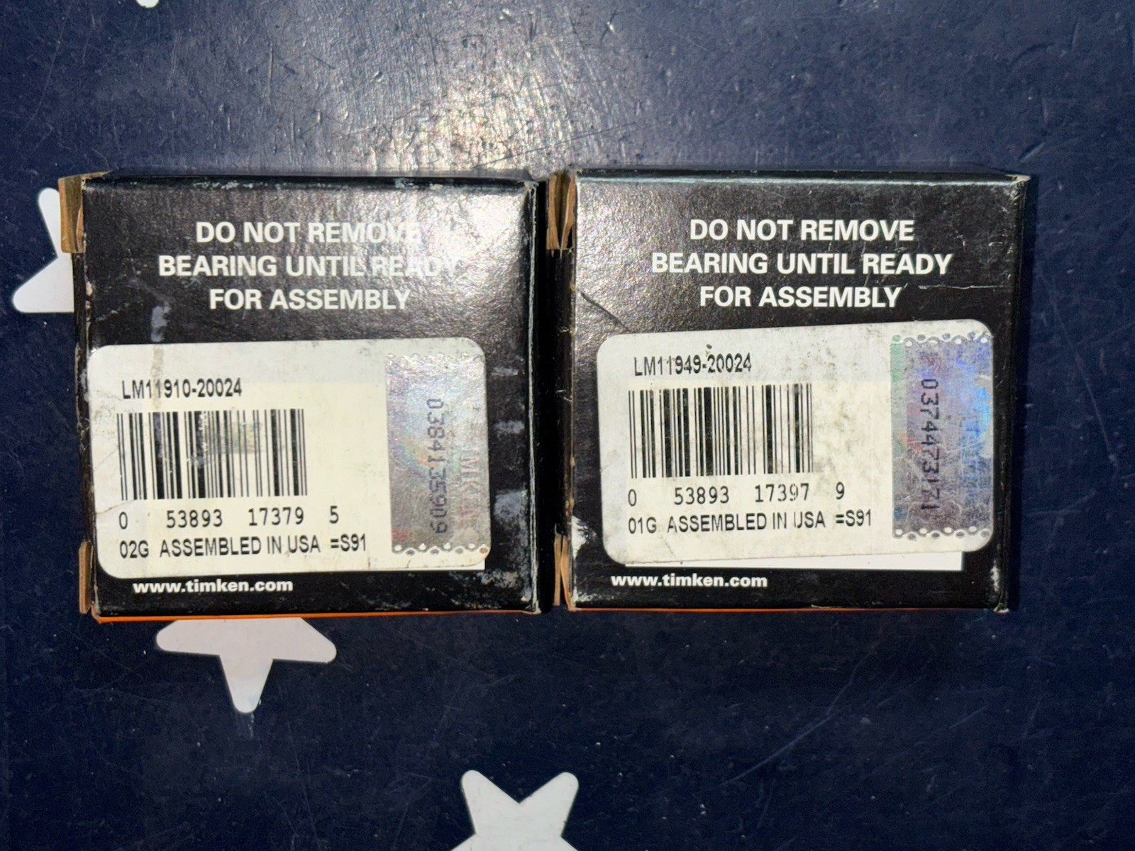 TIMKEN LM11949 Tapered Roller Bearing & LM11910-20024 RACE Tapered Bearing Race