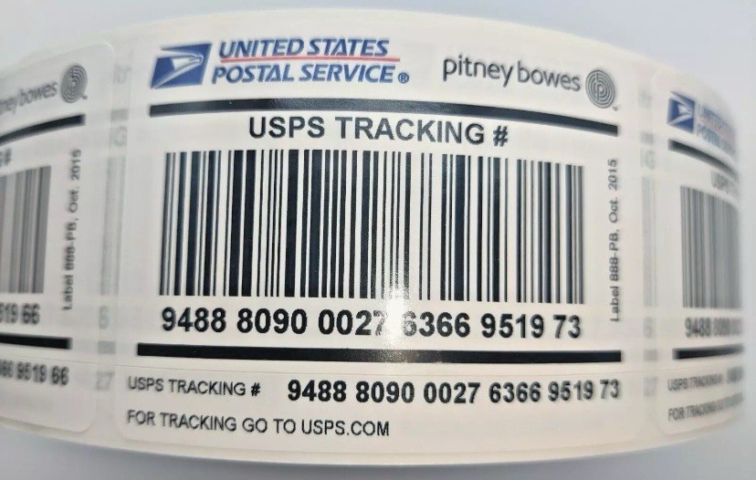 (2) Rolls of 2000 USPS Tracking Label / Stickers 888 📦 Free Priority Shipping