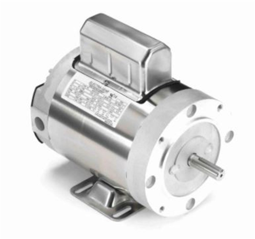 Leeson Electric Motor | 1 HP 1725 RPM 115/230V Single Phase TENV | 6439191252
