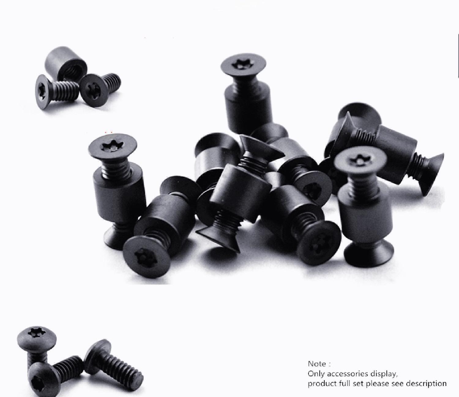 Titanium Alloy Tube Clip Whole Screws Set Kit for Spyderco C81 Paramilitary