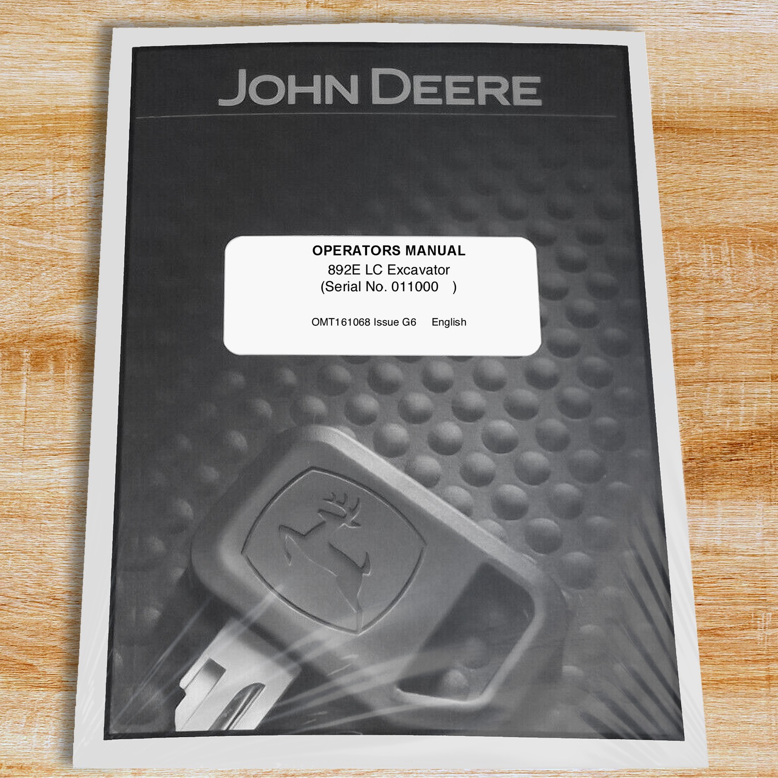 John Deere 892ELC Excavator Owners Operators Manual – OMT161068