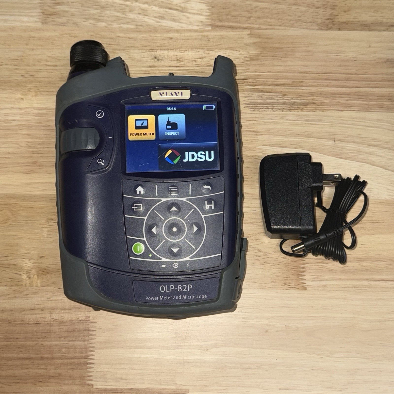 JDSU Viavi OLP-82P Fiber Optic Microscope and Optical Power Meter