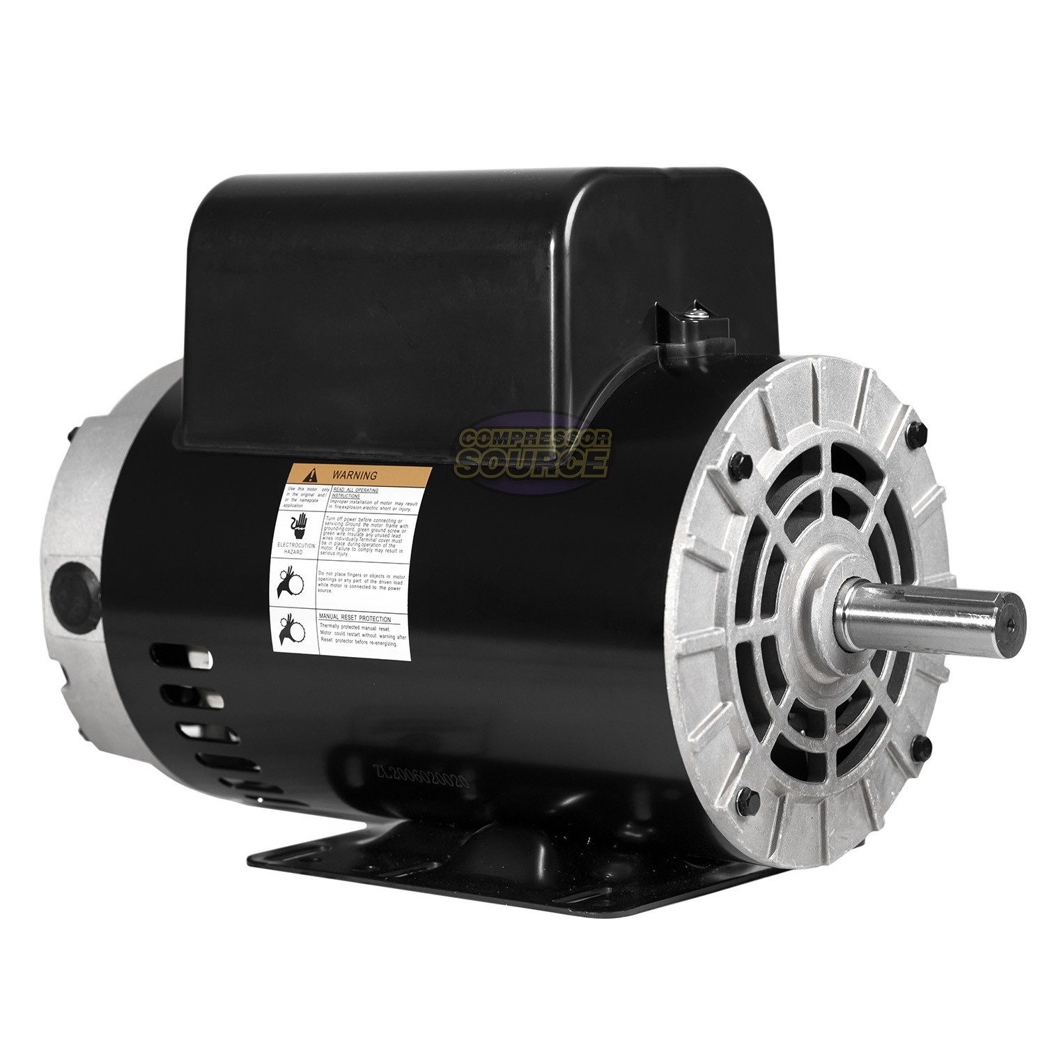 5 HP Compressor Duty Electric Motor 230V 1 Phase 56HZ Frame 7/8″ Shaft 3450 RPM