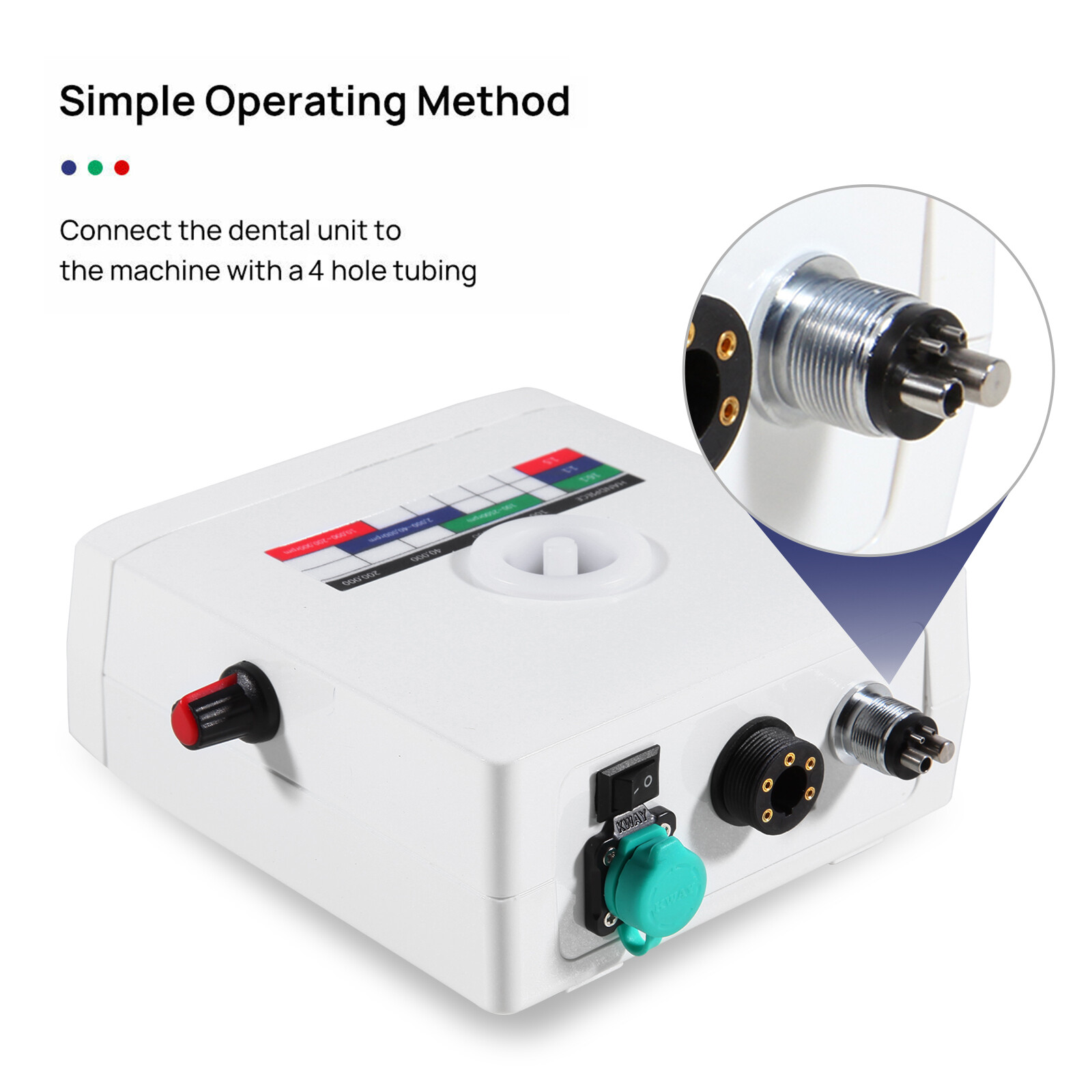 Dental Brushless LED Electric Motor Vector Control System for Lab Practice po