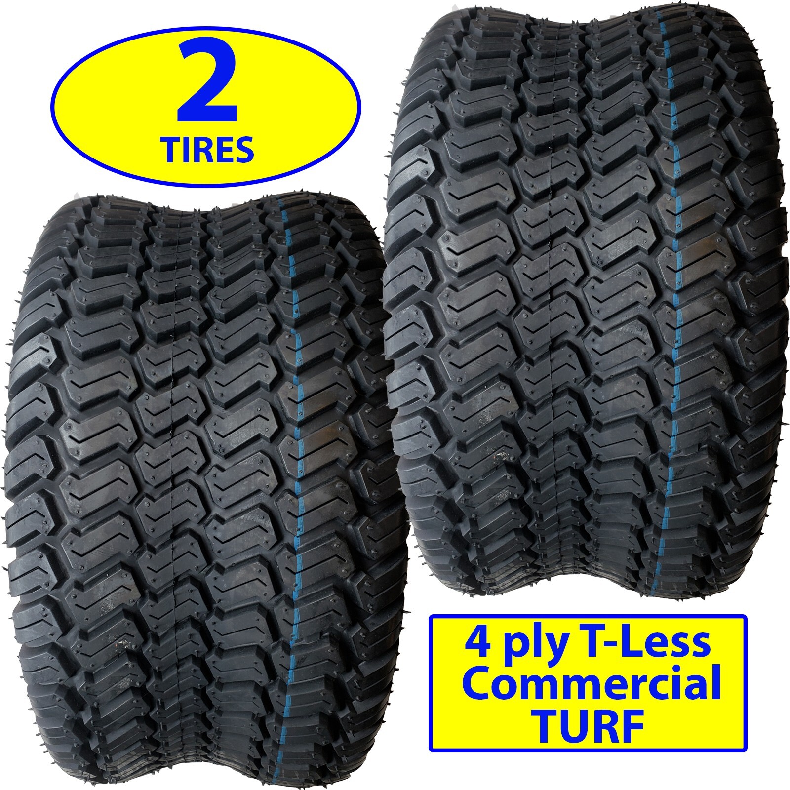 2PK 18×8.50-10 18×850-10 18/8.50-10 18/850-10 TIRES some Dixie Chopper Kubota