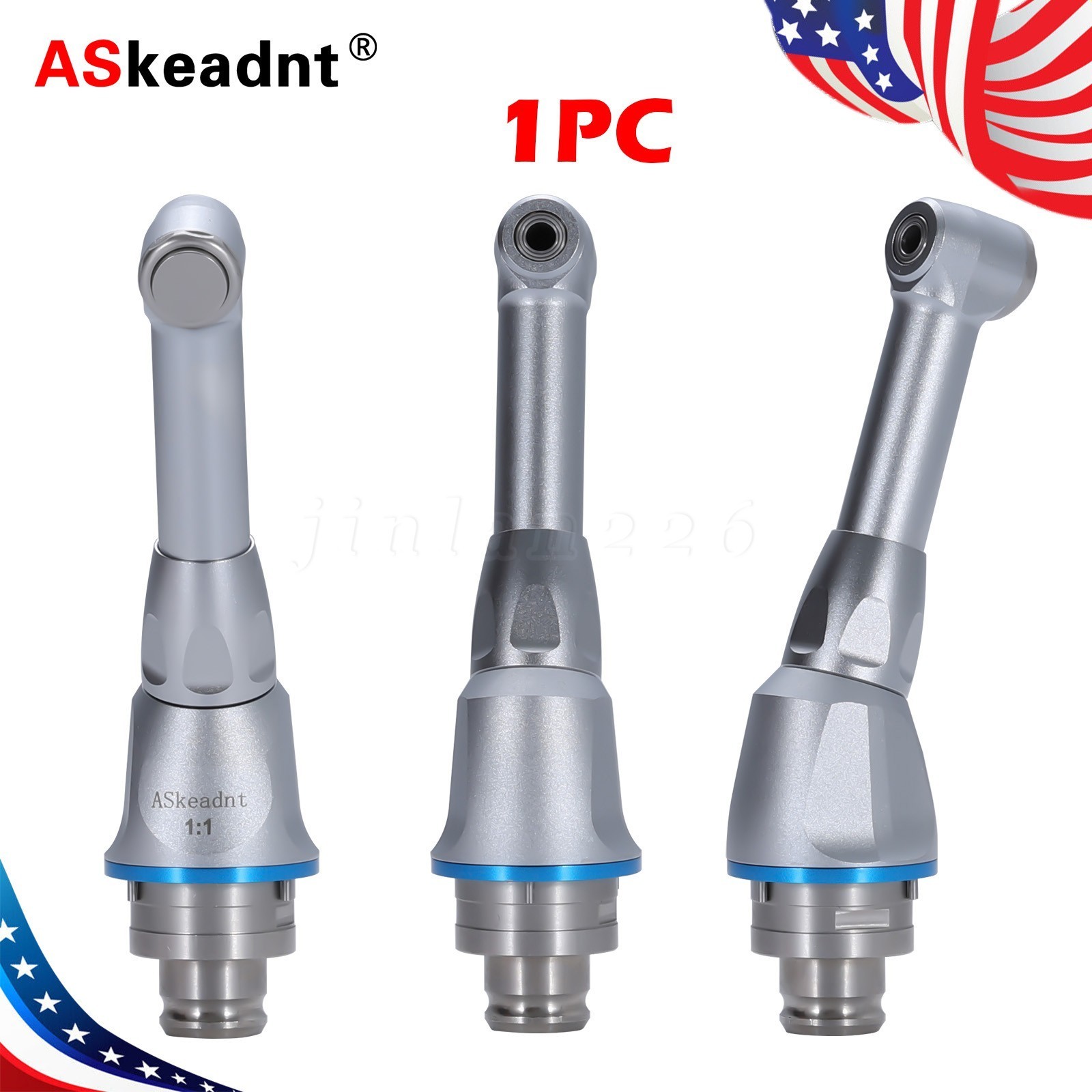 Dental 1:1 4:1 16:1 Contra Angle Head For Endo Motor/Polishing Motor Handpiece