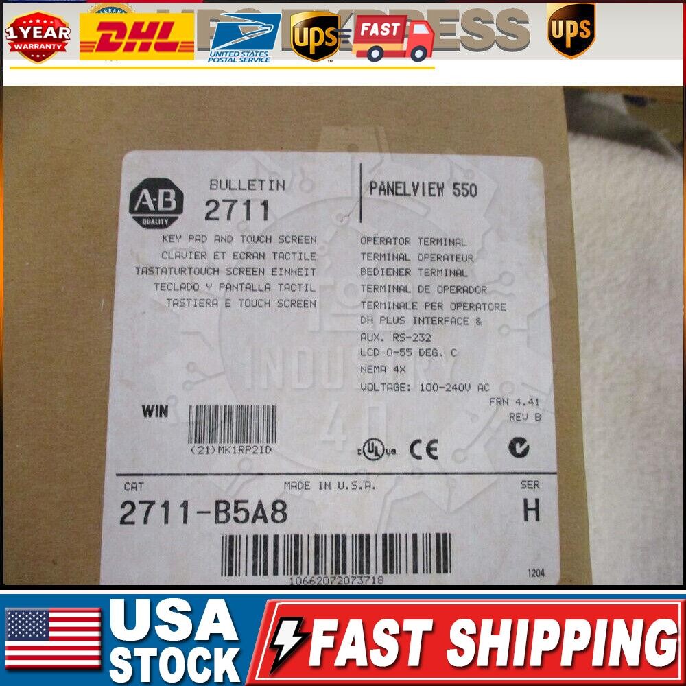 2711-B5A8 AB PanelView Standard Terminal 2711-B5A8 BRAND NEW FAST SHIPPING #CG