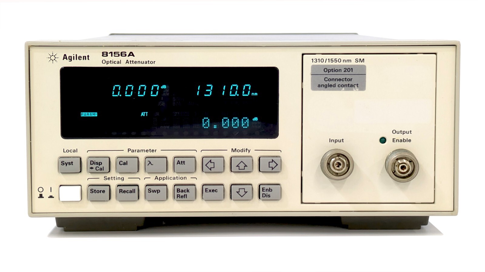 8156A [Calibrated] Optical Attenuator Mainframe Keysight S/N:3328G11666