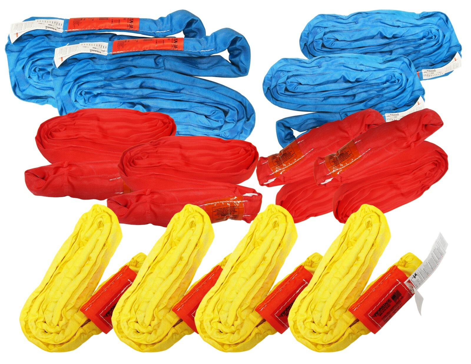 Endless Round Sling Recovery Kit Max Capacity 42,400 lbs Wrecker Tow Strap USA