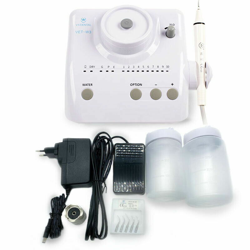 Dental Ultrasonic Piezo Scaler w/ Auto Water Supply Bottle Tooth Whitening Tools