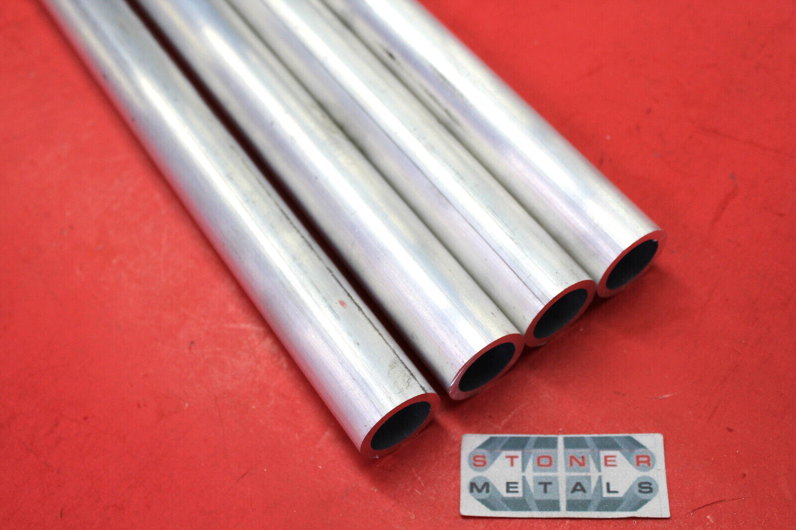 4 Pieces 1″ OD x 1/8″ Wall 6061 T6 ALUMINUM Round Tube 12″ long 3/4″ ID New