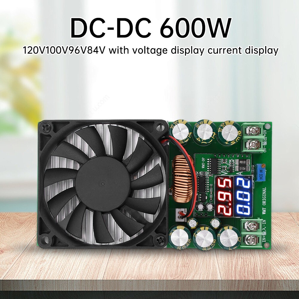 DC-DC 600W 20A High Power Adjustable Buck Module Solar LED Driver Power Supply N