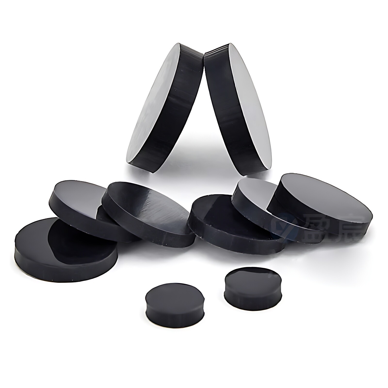 NBR Rubber Solid Discs Flat Round Pad Sealing Non-Slip Cushioning 1mm-10mm Thick