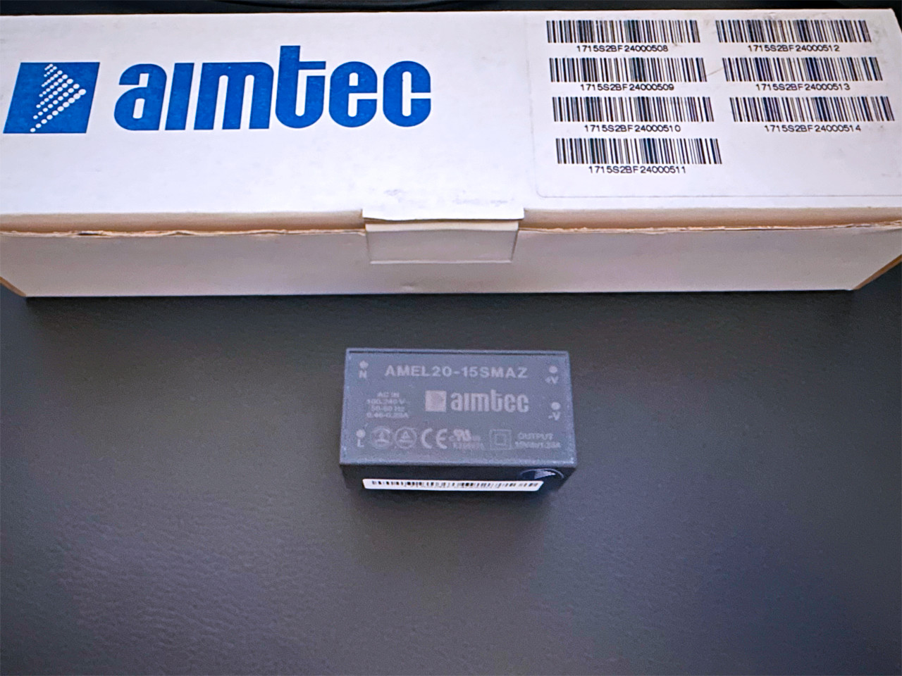 AMEL20-15SMAZ Aimtec AC/DC Power Supply Single-OUT 15V 1.33A 20W