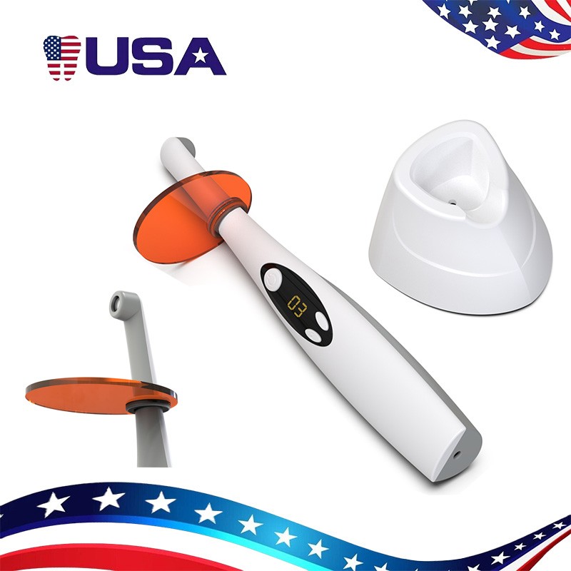 Dental Wireless LED Curing Light USB Charger Dental Photopolymerizer Lamp