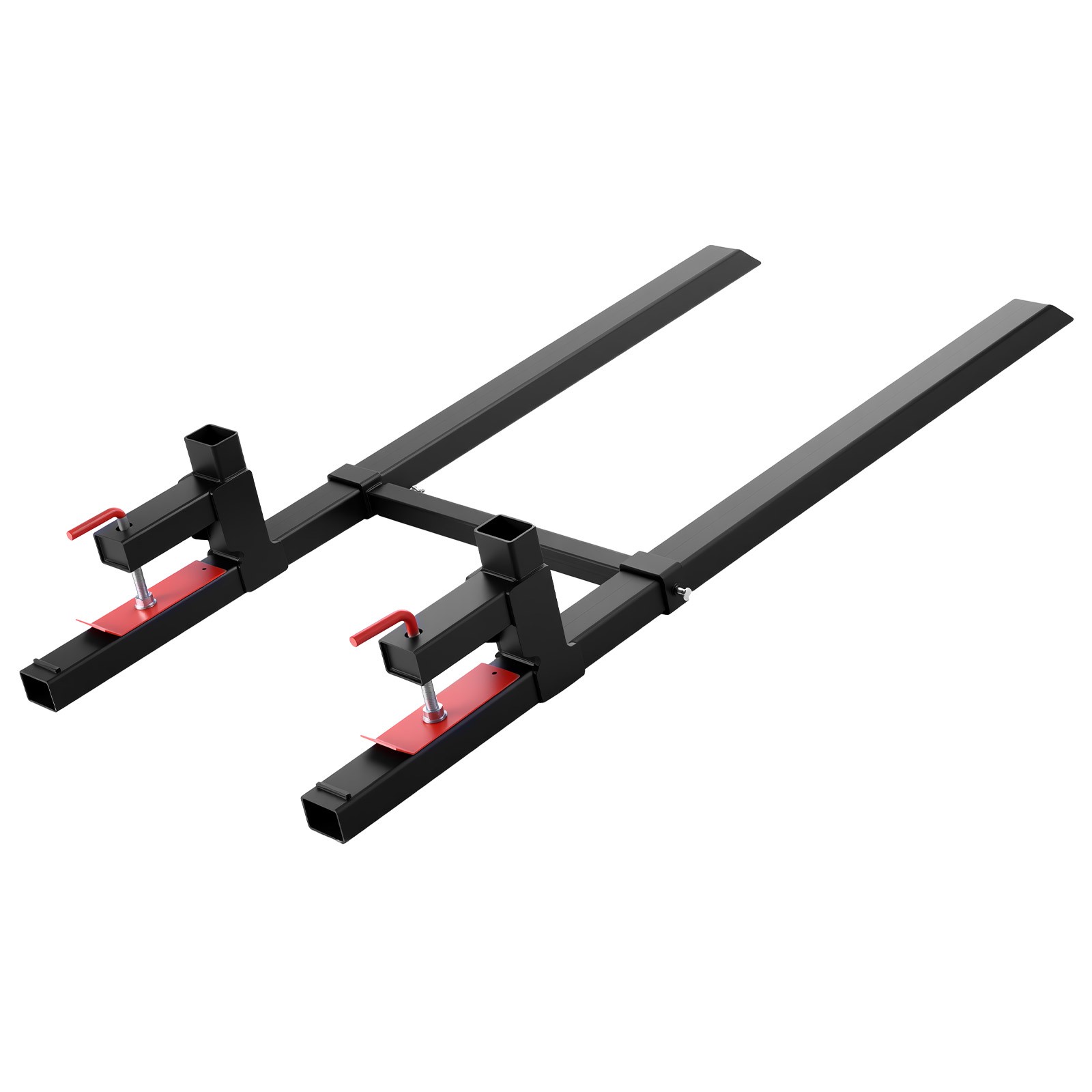 VEVOR 60″ 2000 lbs Pallet Fork Clamp on Tractor Forks with Stabilizer Bar