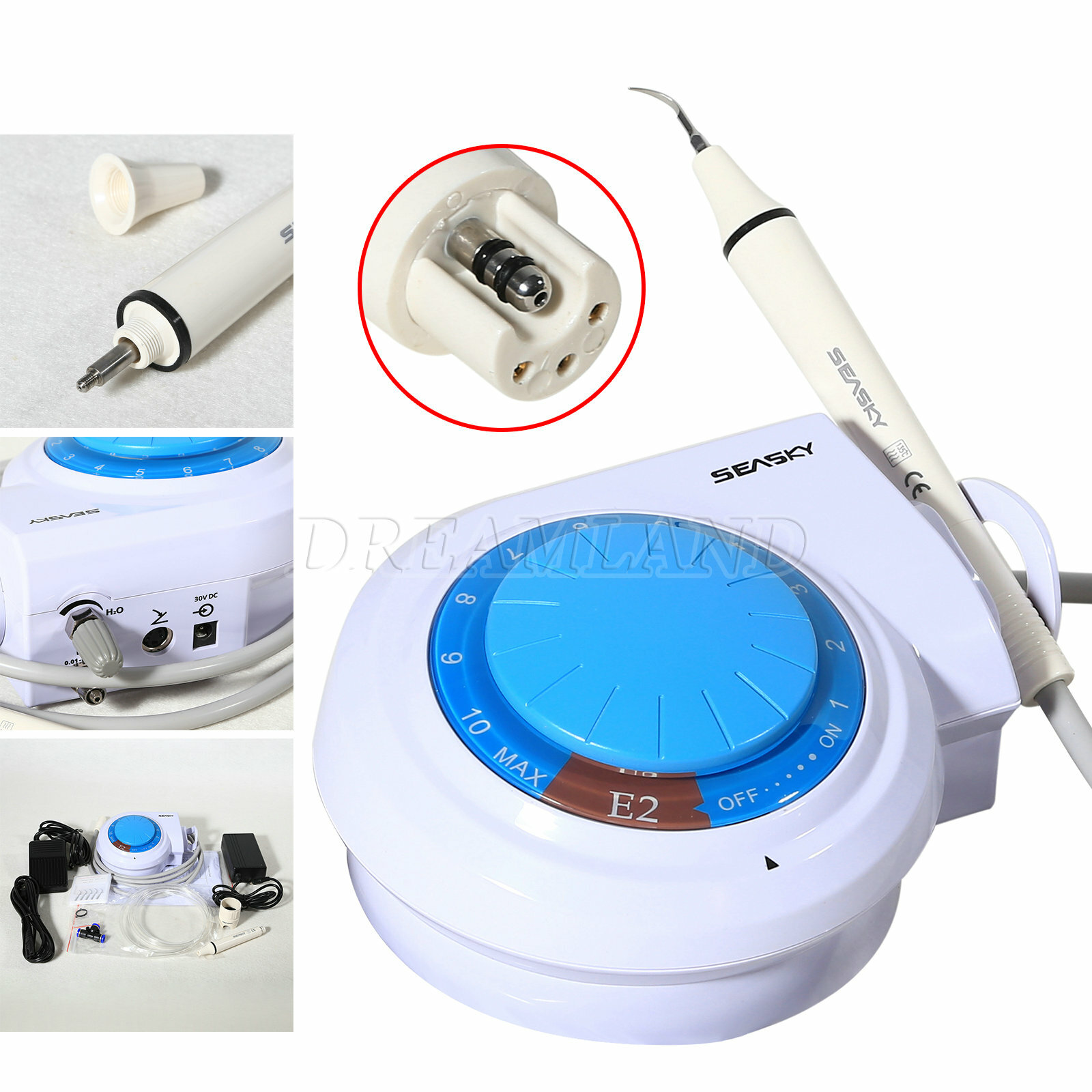 Piezo Scaler Dental Ultrasónico Pieza de Mano para EMS Woodpecker DTE SATELEC
