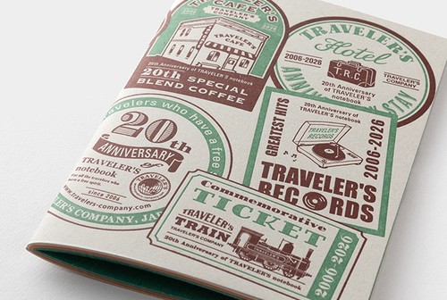 Traveler’s Notebook 20th Anniversary Refill Baby 5pcs Set Traveler’s Company