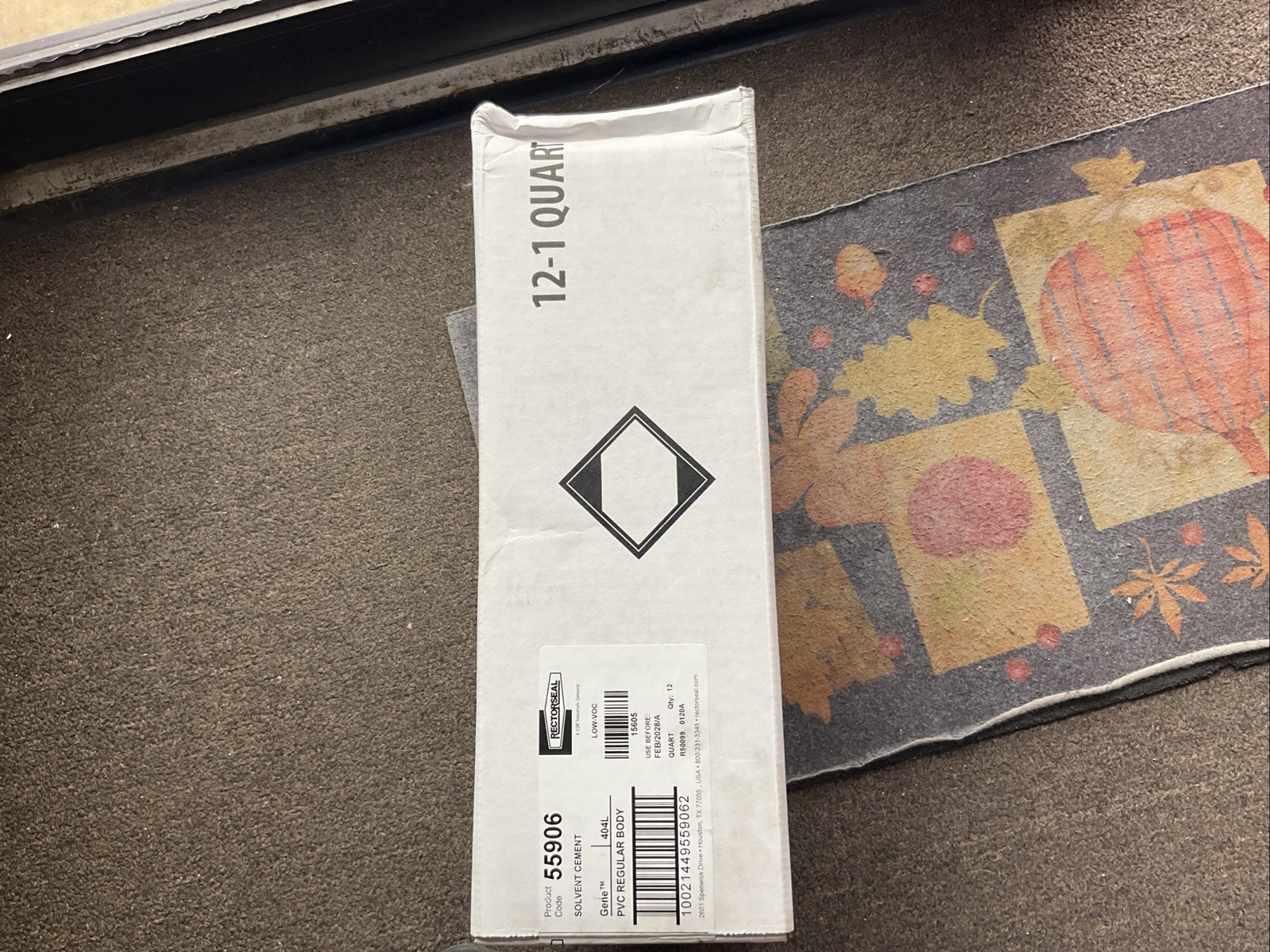 PVC Solvent Cement. Quart. Pack Of 12