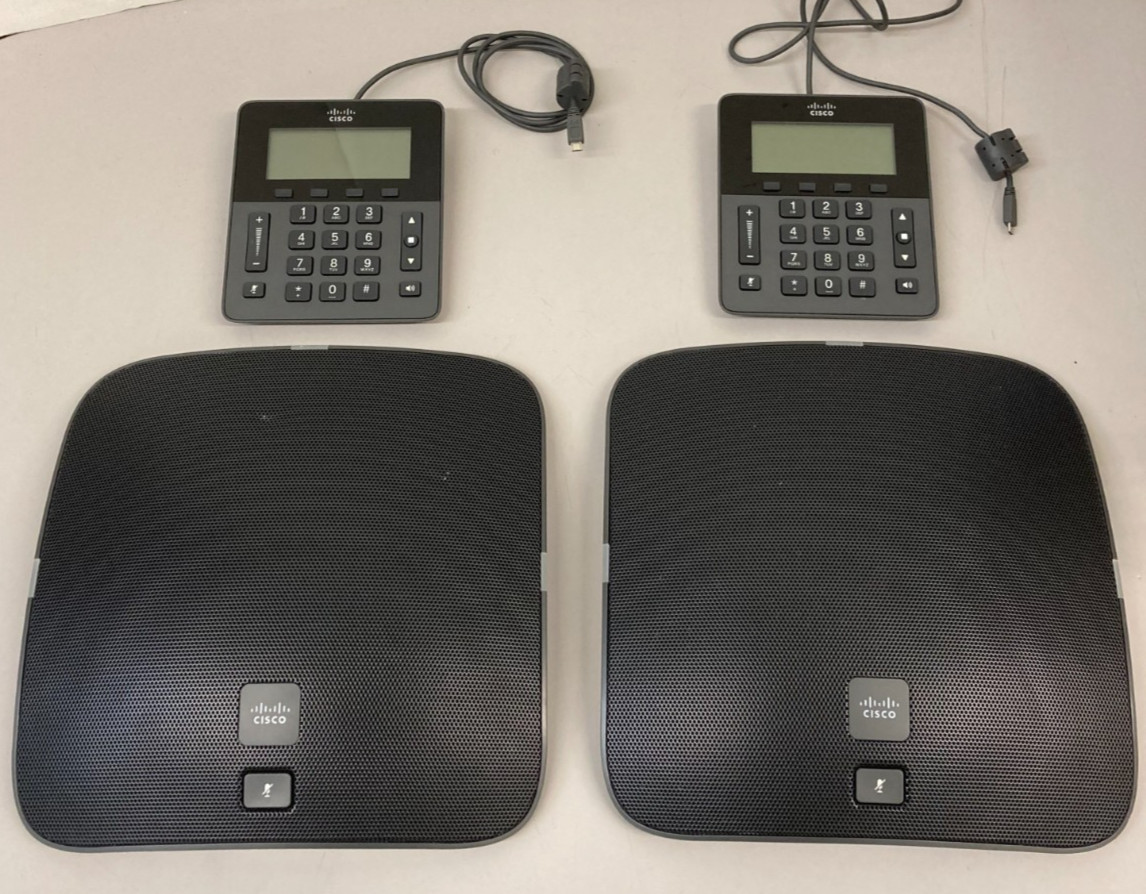 Lot of 2 Cisco Unified CP-8831 IP Conference Phone (8831-3PCC-K9) – UNTESTED