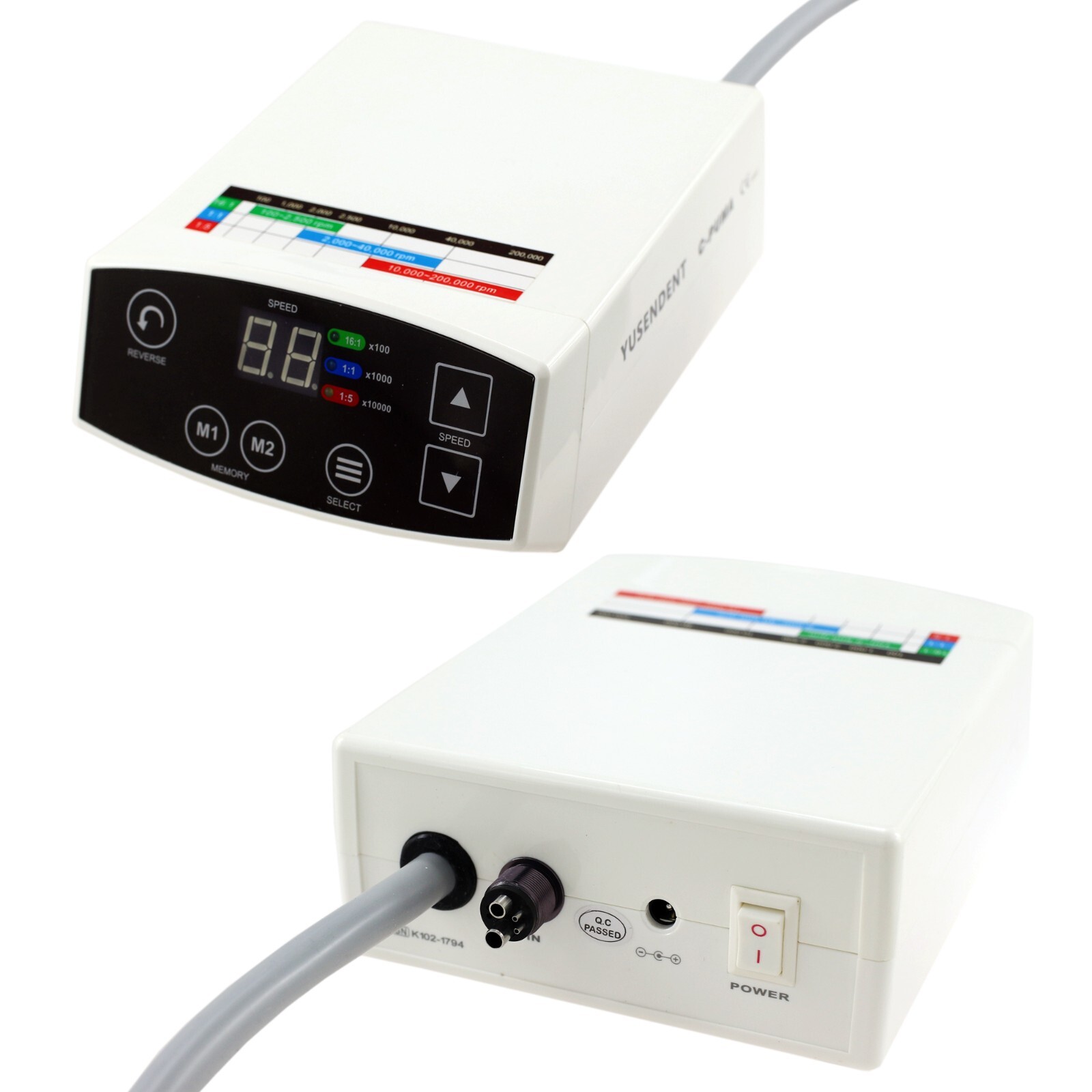 COXO C PUMA Master Dental Electric Motor LED Handpiece 6:1 1:5 Contra Angle NSK