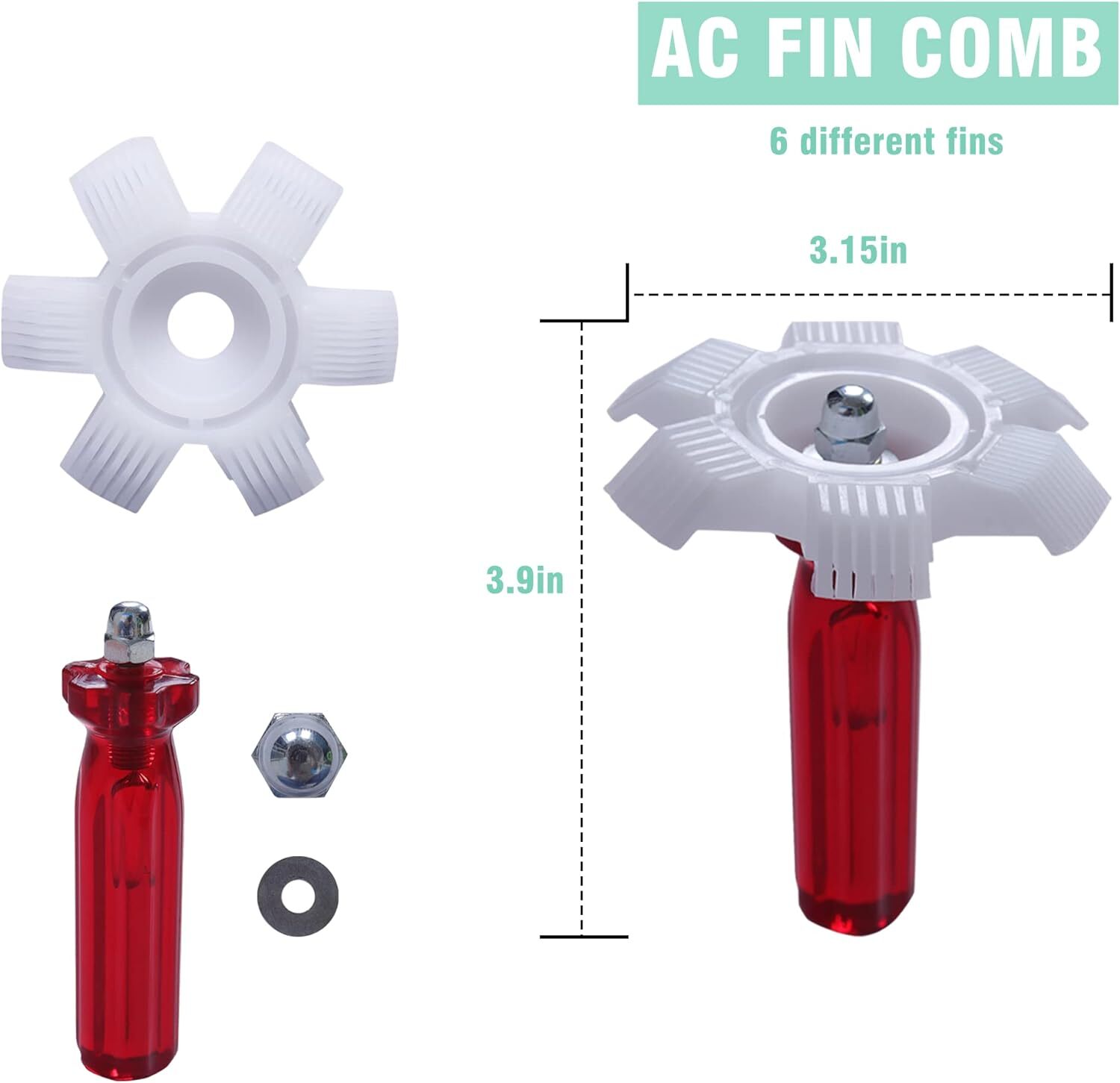 Air Conditioner Fin Comb Condenser&Radiator Fin Straightener Cleaner Repair Tool