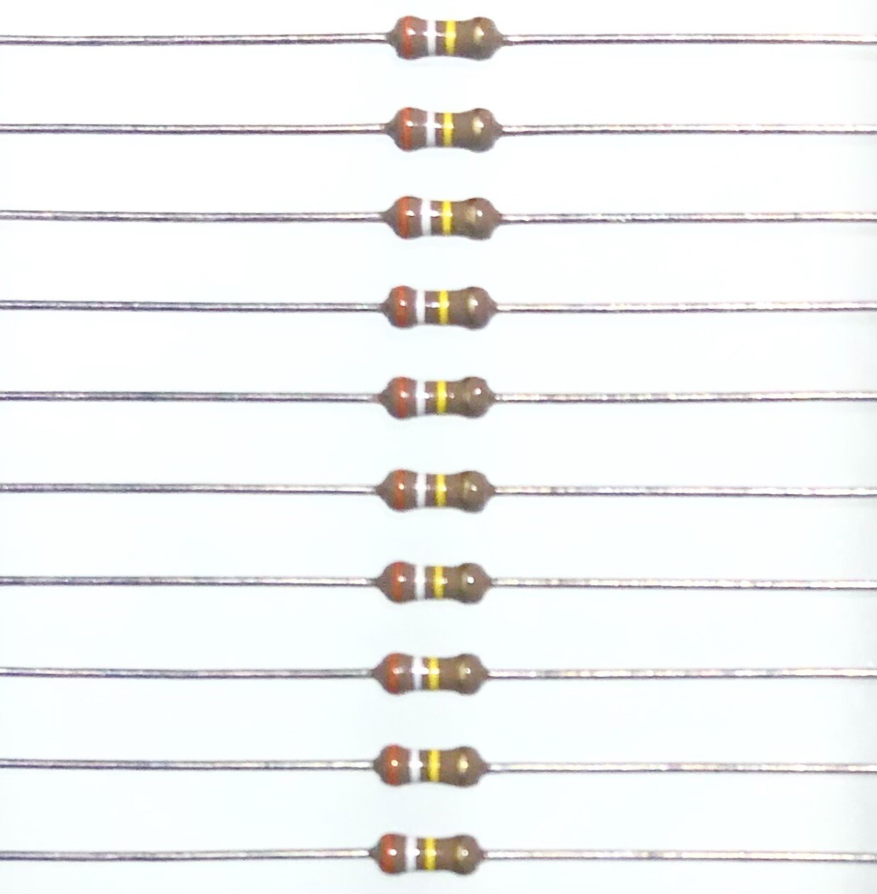 [10x] Resistor 390kΩ 1/4W 5% Axial