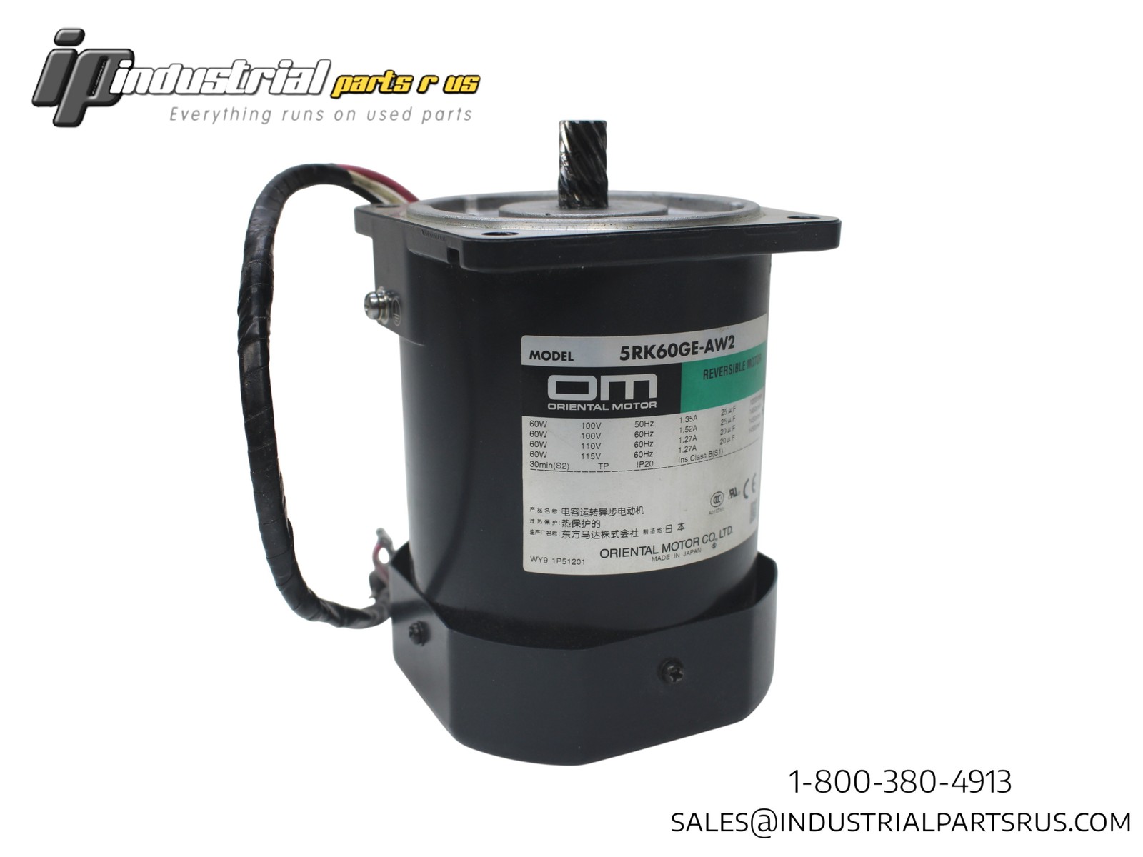 Oriental Motor 5RK60GE-AW2 Reversible Motor 100V