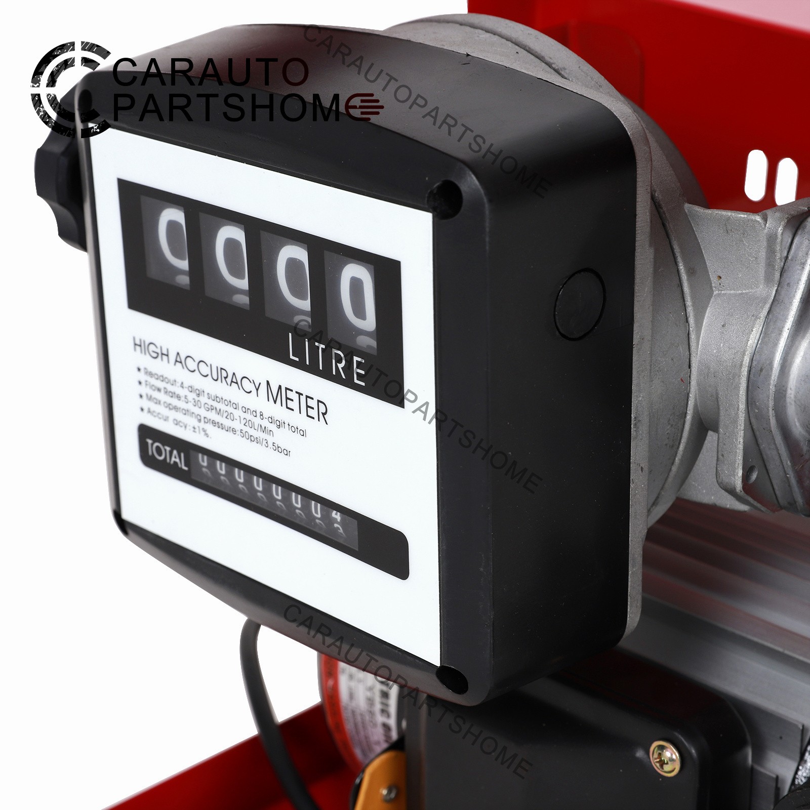 16GPM 110V Electric Oil Fuel Diesel Gas Transfer Pump w/Meter Manual Nozzle Hose