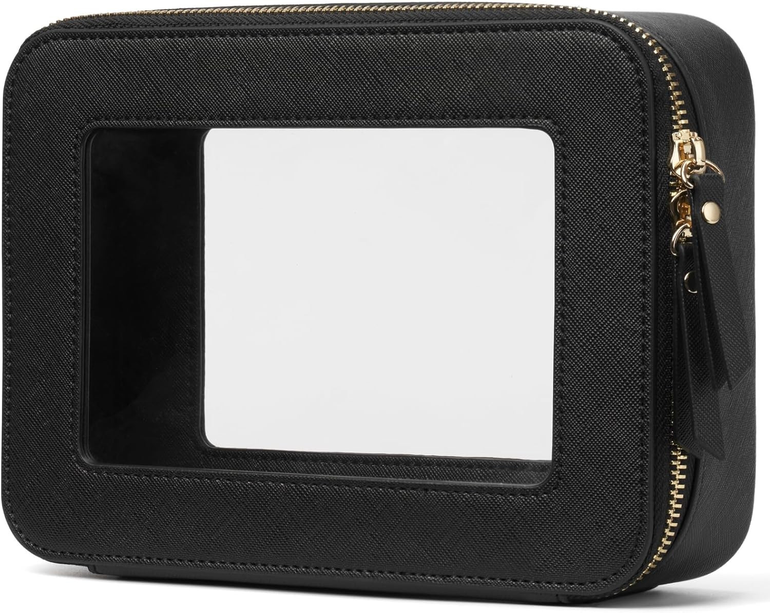 Clear Makeup Bag Travel Cosmetic Case Transparent Toiletry Bag with Zipper, Port