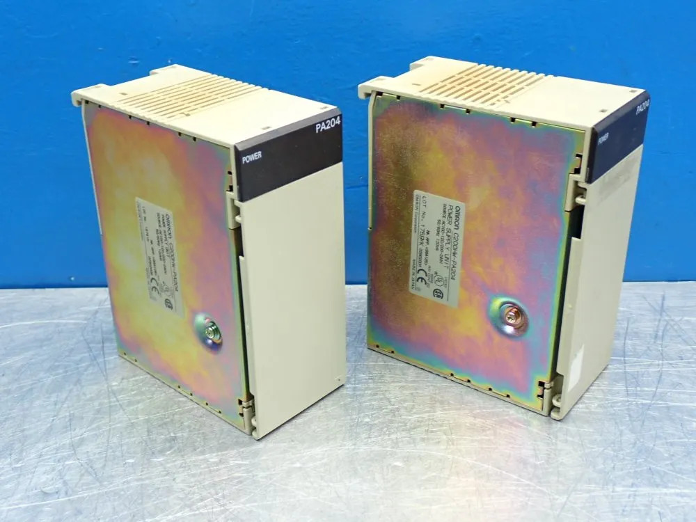 OMRON SYSMAC C200 POWER SUPPLY MODULE, 2PCS C200HW-PA204