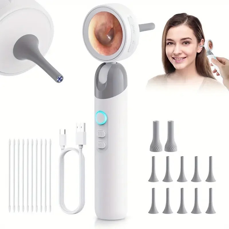 1.38” Ear Camera Wit IPS Display and 1080P Camera Ear Check Portable Inspector