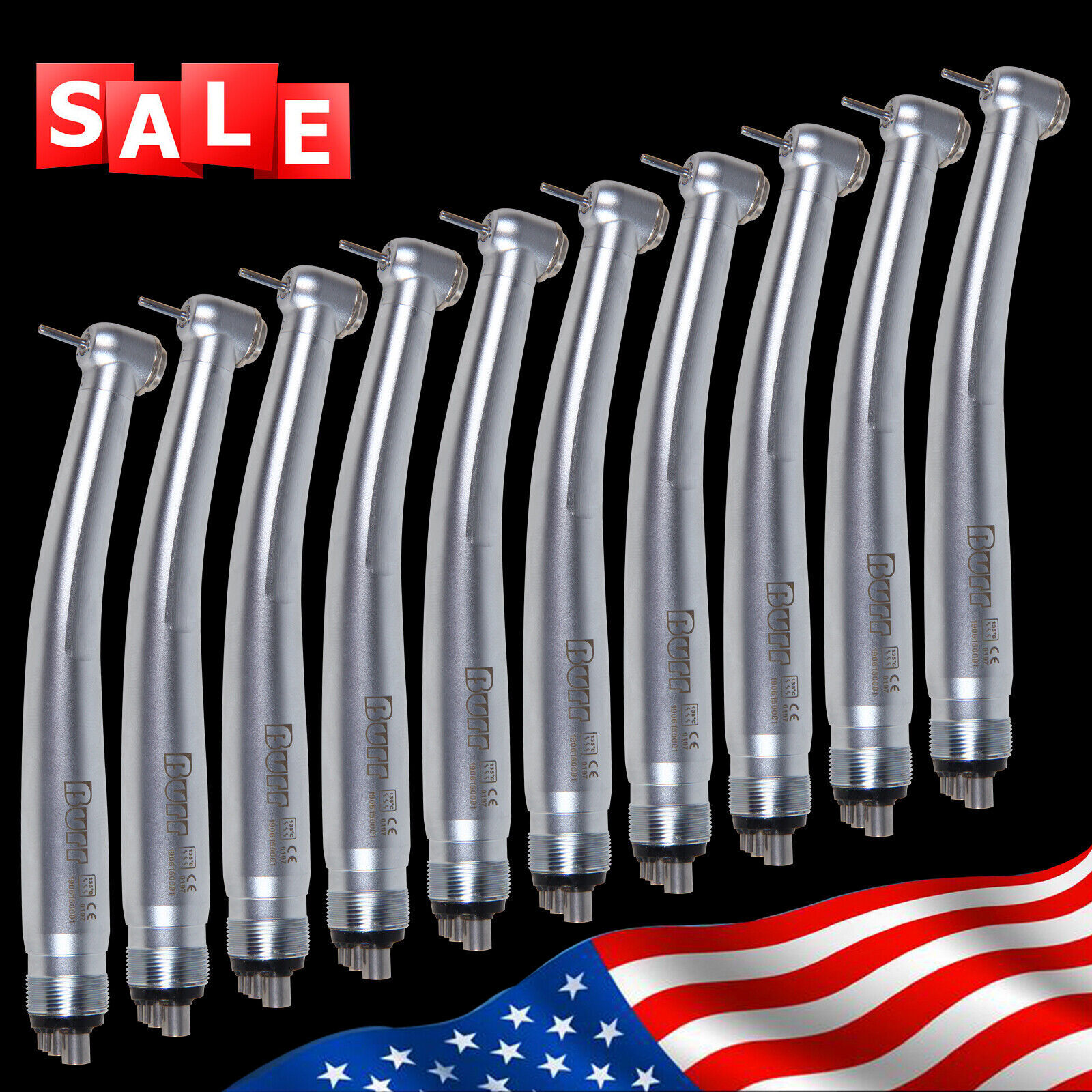 10X Turbina Dental High Speed Handpiece 4Hole Turbine 3-Spray U3BM