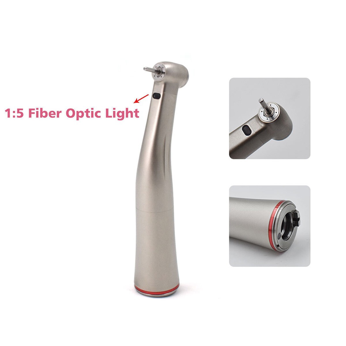 NSK type Dental 1:5 /1:1 /20:1 Fiber Optic LED Contra Angle /Implant Handpiece