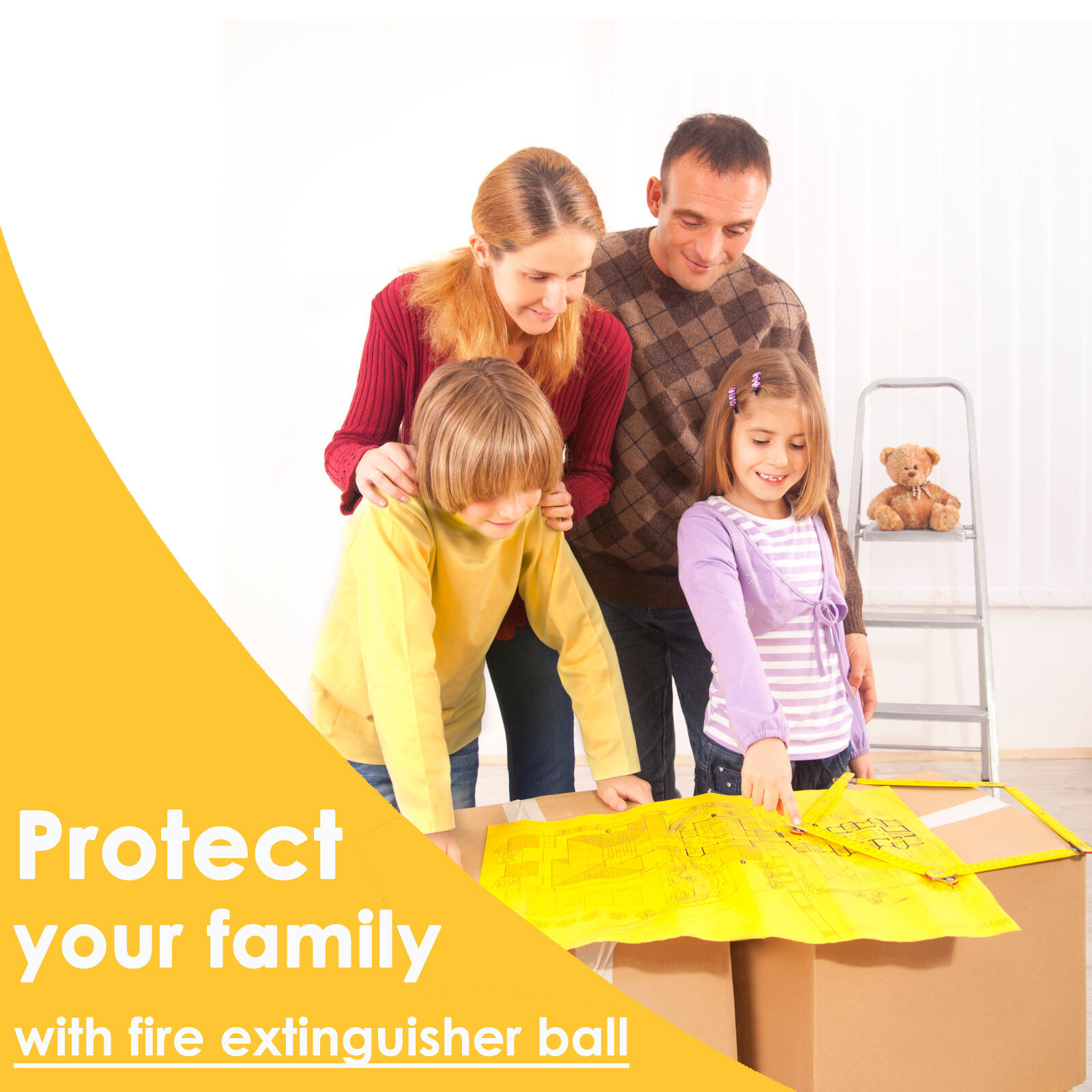 12 PACK Portable Automatic Fire Ball Extinguisher with Bracket and Hook Mount