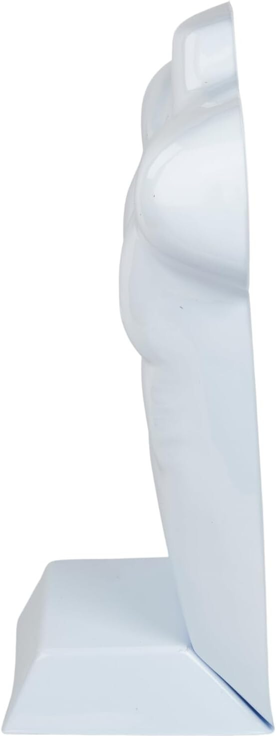 Molded Man’s Shirt T Form Countertop Fits S-L Male Mannequin White Hollow Back