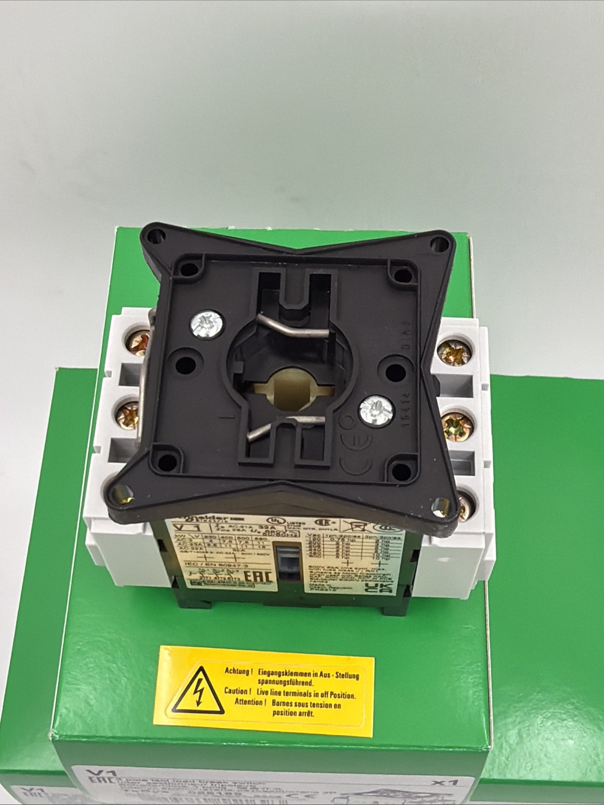 SCHNEIDER V1 TESYS 055169 LOAD BREAK SWITCH 3 POLE ISOLATOR