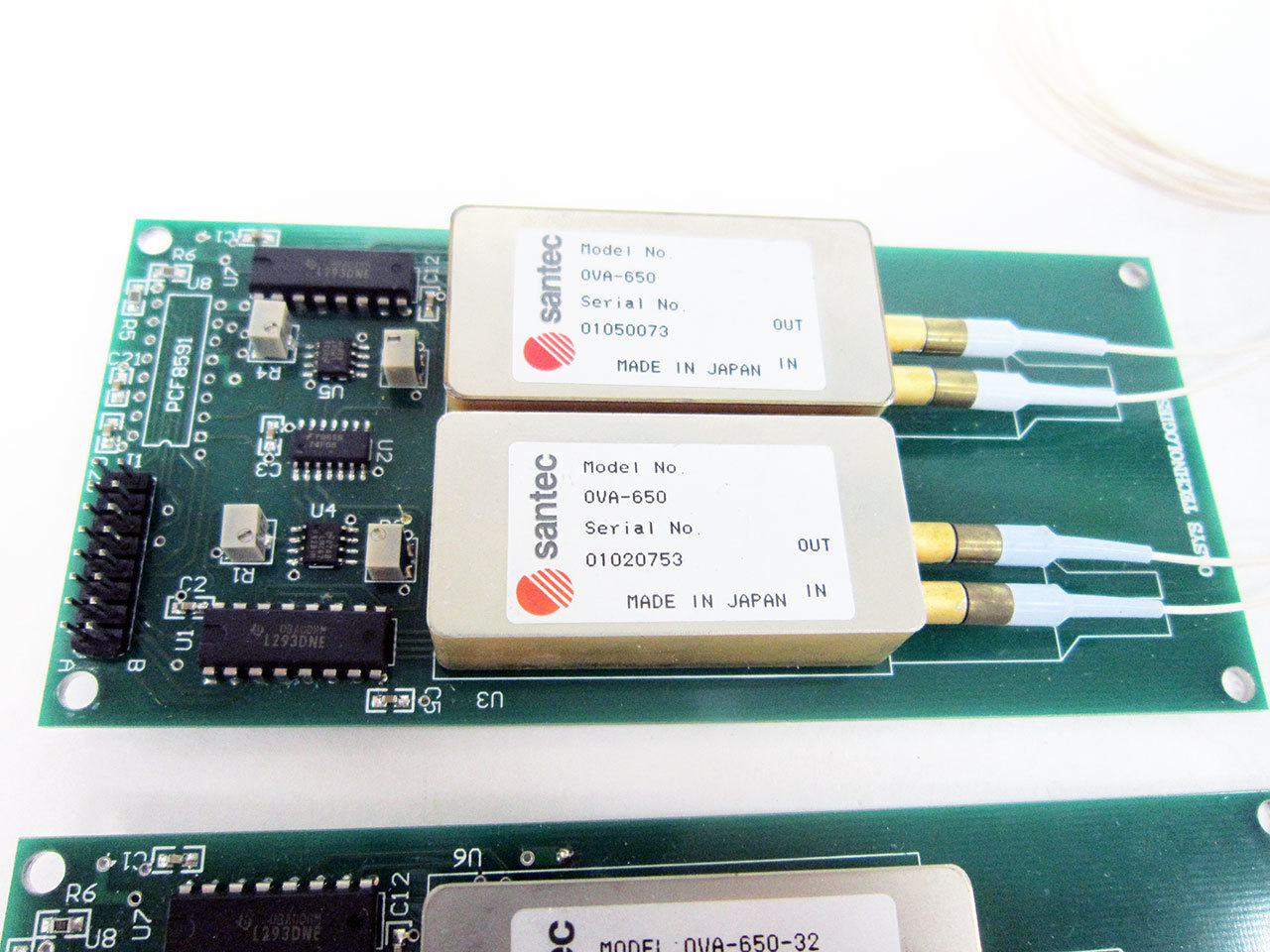 4x SANTEC OVA-650 OPTICAL VARIABLE ATTENUATOR RANGE 0-30DB