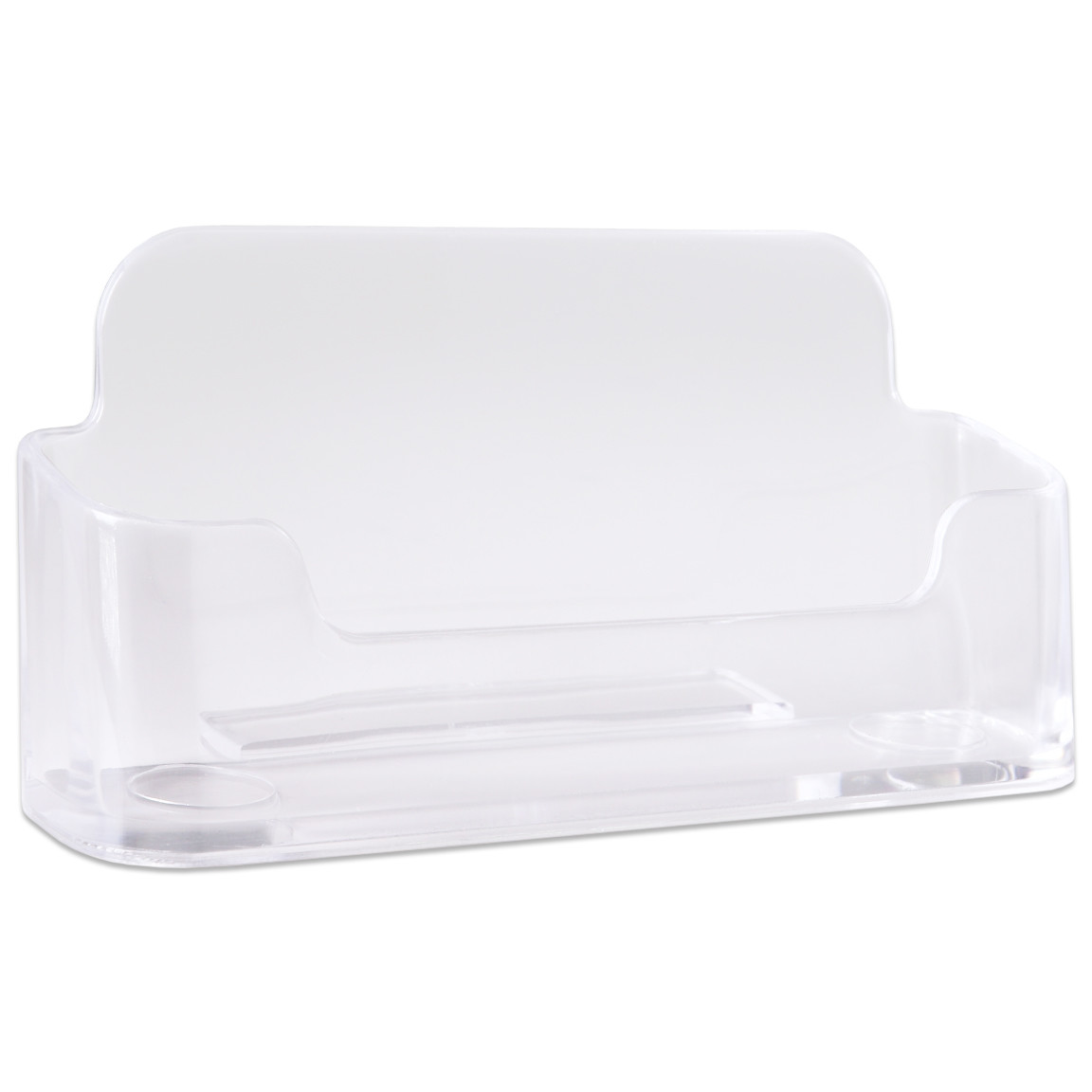 6pcs Clear Acrylic Business Card Holder Display Stand Desktop Countertop